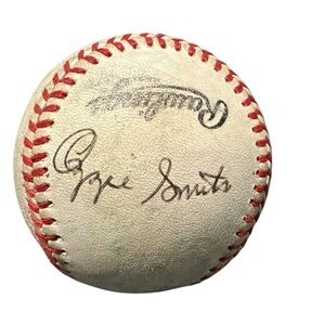 Ozzie Smith & Dale Murphy Autographed Baseball No COA Cardinals/Braves Baseball